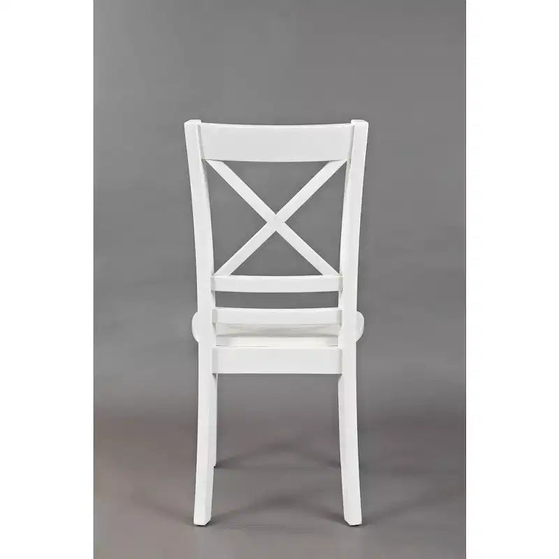 Jofran,Simplicity Solid Wood Classic Cross-Back Dining Chair (Set of 2)