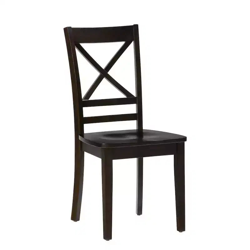 Jofran,Simplicity Solid Wood Classic Cross-Back Dining Chair (Set of 2)