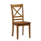 Jofran,Simplicity Solid Wood Classic Cross-Back Dining Chair (Set of 2)