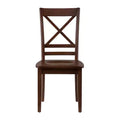 Jofran,Simplicity Solid Wood Classic Cross-Back Dining Chair (Set of 2)