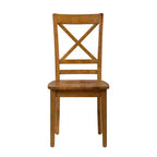 Jofran,Simplicity Solid Wood Classic Cross-Back Dining Chair (Set of 2)