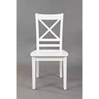 Jofran,Simplicity Solid Wood Classic Cross-Back Dining Chair (Set of 2)