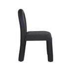Meridian Furniture,Amari Vegan Leather and Boucle Fabric Dining Chair, Set of 2