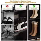 3-Drawer Rattan Shoe Storage Cabinet Freestanding Organizer for Entryway/Hallway (Easy Assembly)