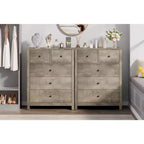 5 Drawer Dresser for Bedroom, Modern Tall Dresser Organizer with Storage Drawers, Wooden Chests of Drawers for Bedroom, Entryway, Hallway,Home Office