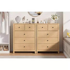 5 Drawer Dresser for Bedroom, Modern Tall Dresser Organizer with Storage Drawers, Wooden Chests of Drawers for Bedroom, Entryway, Hallway,Home Office