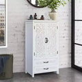 GDFStudio Duarte Transitional 26.77'' Storage Sideboard Cabinet with 2 Doors and 2 Drawers