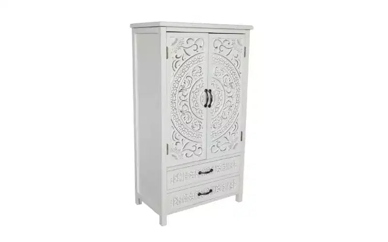 GDFStudio Duarte Transitional 26.77'' Storage Sideboard Cabinet with 2 Doors and 2 Drawers