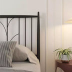 Full Size Metal Bed Frame - Heavy Duty Platform Bed Frame with Storage, Steel Supports, No Box Spring Required, Easy Assembly, No Noise, Black