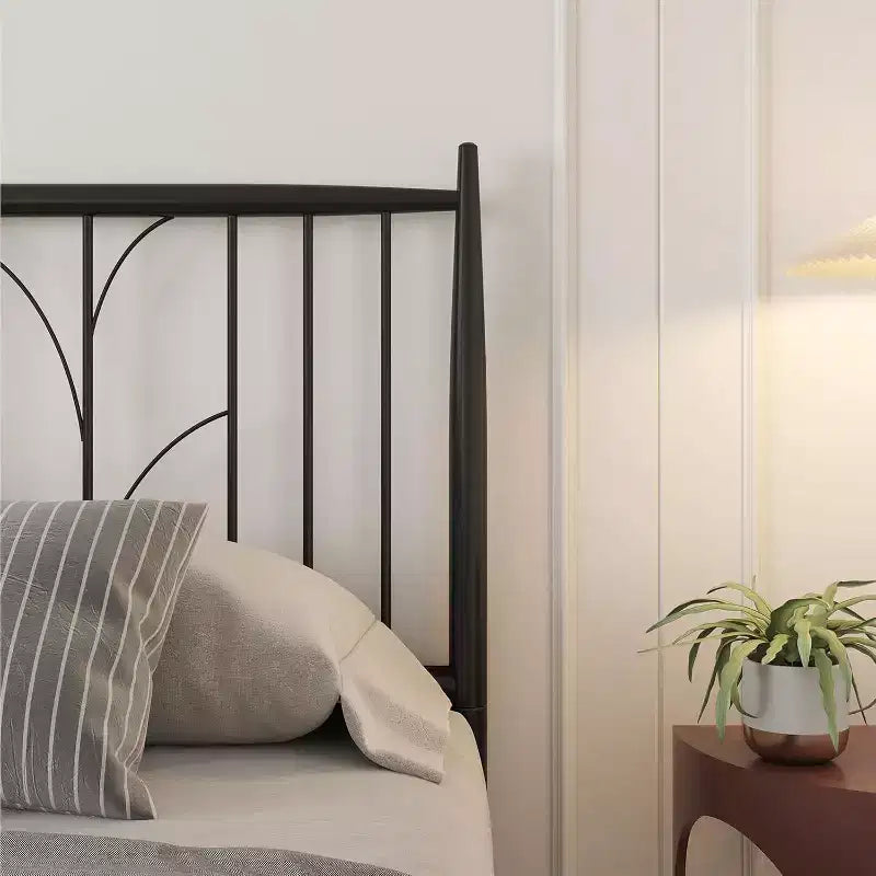 Full Size Metal Bed Frame - Heavy Duty Platform Bed Frame with Storage, Steel Supports, No Box Spring Required, Easy Assembly, No Noise, Black