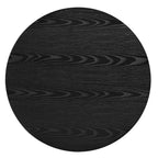 Set of 2 Nesting Coffee Table Cocktail Table Center Table Round Fluted End Table Sofa Side Table Accent Table Nightstand with Sliding Door -ModernLuxe