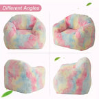 Bean Bag Chair for Adults, Plush Faux Fur Memory Foam Lounger, Ergonomic Beanbag Sofa Chair, Lazy Sofa Cozy Beanbag, for Dorm, Living Room