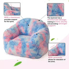 Bean Bag Chair for Adults, Plush Faux Fur Memory Foam Lounger, Ergonomic Beanbag Sofa Chair, Lazy Sofa Cozy Beanbag, for Dorm, Living Room