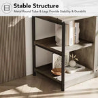 Farmhouse TV Stand for TVs,Entertainment Center with Storage Cabinet and Mesh Doors,Industrial TV Media Console Cabinet Table Media Furnitur