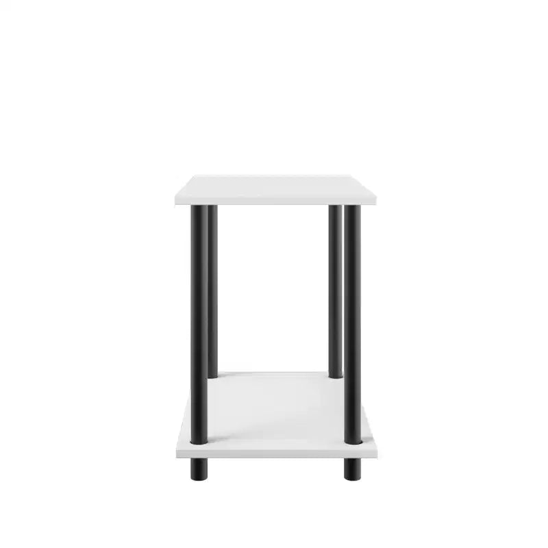 Homez 2 Tiers Wood Household Shelving Unit (14.96 in. W x 15.87 in. H x 11.02 in. D)