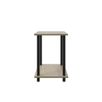 Homez 2 Tiers Wood Household Shelving Unit (14.96 in. W x 15.87 in. H x 11.02 in. D)