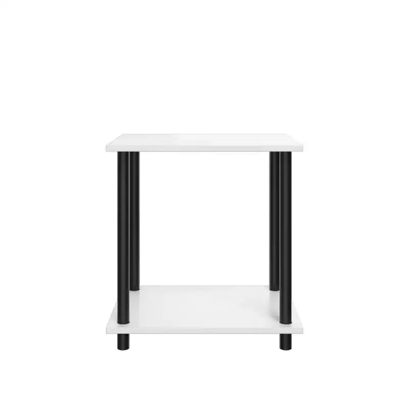 Homez 2 Tiers Wood Household Shelving Unit (14.96 in. W x 15.87 in. H x 11.02 in. D)