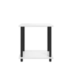 Homez 2 Tiers Wood Household Shelving Unit (14.96 in. W x 15.87 in. H x 11.02 in. D)