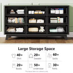 Karl Home 57In. 9 Drawer Grid Chest Dresser