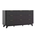 Karl Home 57In. 9 Drawer Grid Chest Dresser