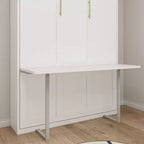 GDFStudio Winslow Modern Wood Murphy Bed with Integrated Desk and Automatic Legs