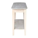 Philips Oval Sofa Table Unfinished - International Concepts