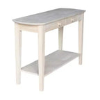 Philips Oval Sofa Table Unfinished - International Concepts