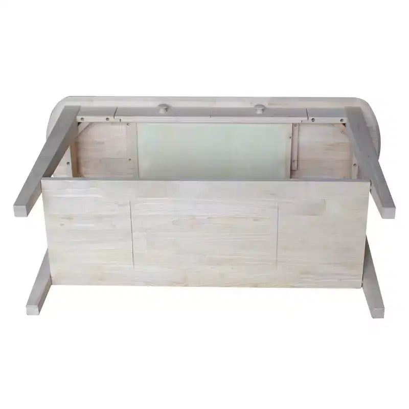 Philips Oval Sofa Table Unfinished - International Concepts