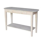 Philips Oval Sofa Table Unfinished - International Concepts