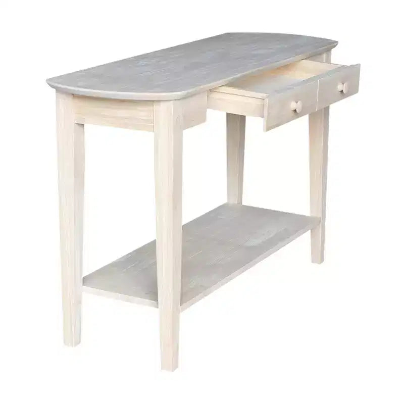 Philips Oval Sofa Table Unfinished - International Concepts