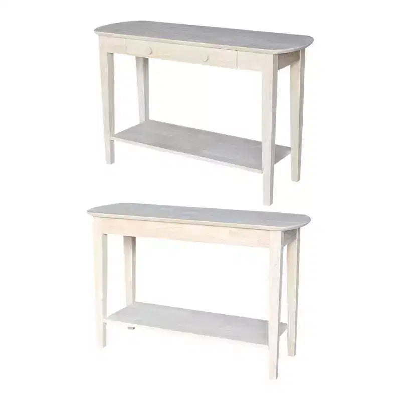 Philips Oval Sofa Table Unfinished - International Concepts