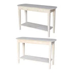 Philips Oval Sofa Table Unfinished - International Concepts