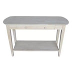 Philips Oval Sofa Table Unfinished - International Concepts