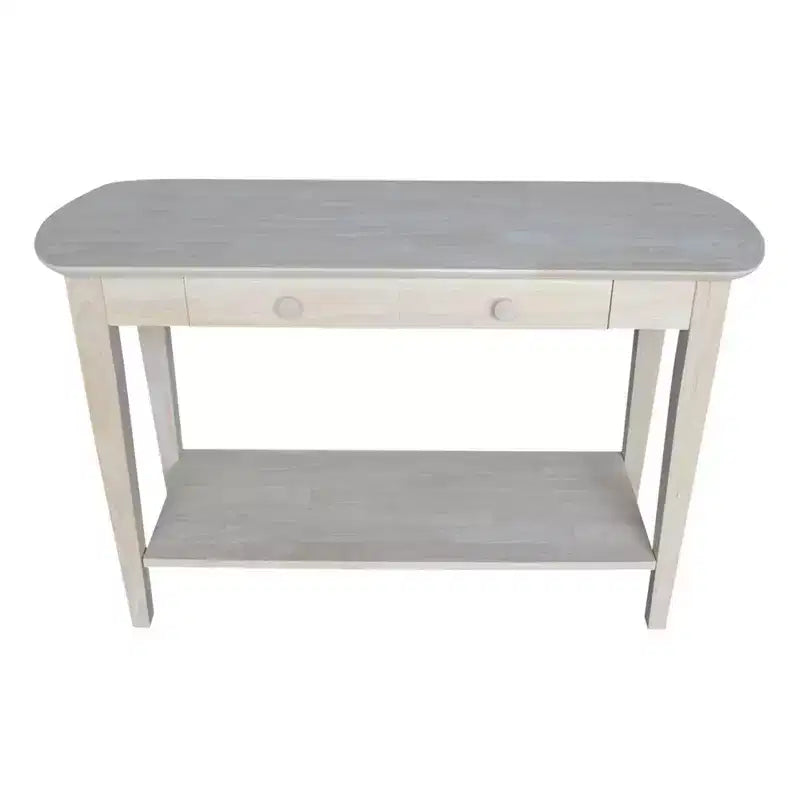 Philips Oval Sofa Table Unfinished - International Concepts