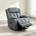Fauteuil inclinable en tissu de lin