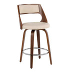 Set of 2 Cecina Upholstered Counter Height Barstools - Lumisource