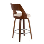Set of 2 Cecina Upholstered Counter Height Barstools - Lumisource