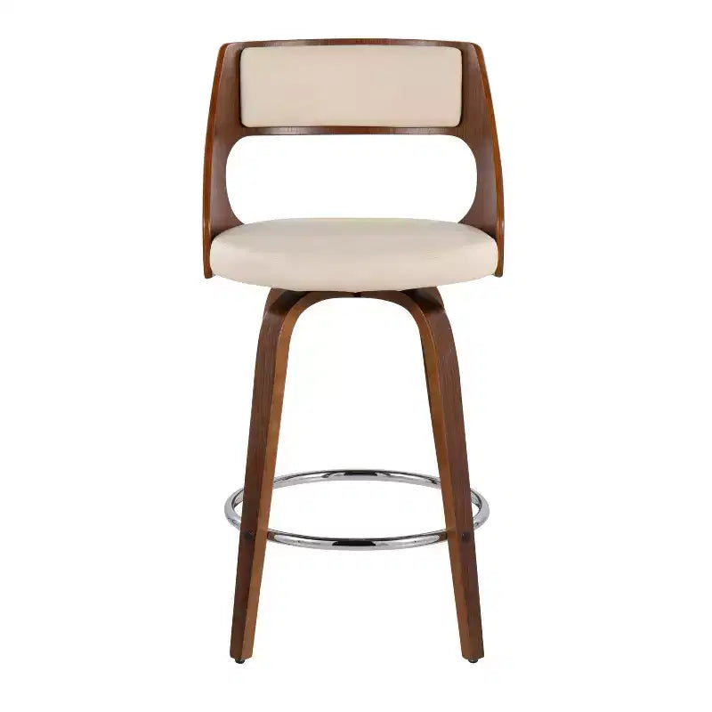 Set of 2 Cecina Upholstered Counter Height Barstools - Lumisource