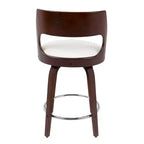 Set of 2 Cecina Upholstered Counter Height Barstools - Lumisource