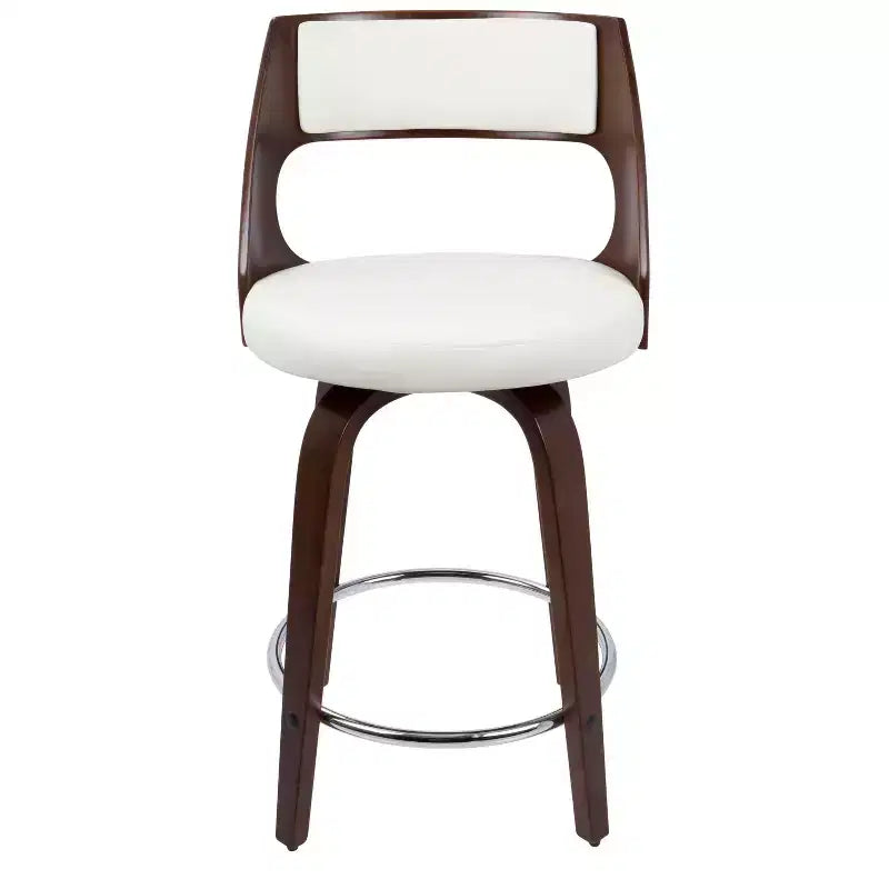 Set of 2 Cecina Upholstered Counter Height Barstools - Lumisource