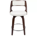 Set of 2 Cecina Upholstered Counter Height Barstools - Lumisource