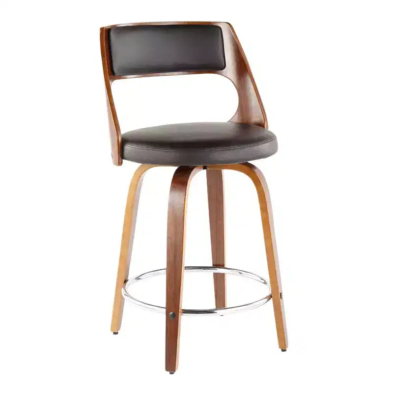 Set of 2 Cecina Upholstered Counter Height Barstools - Lumisource