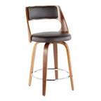 Set of 2 Cecina Upholstered Counter Height Barstools - Lumisource