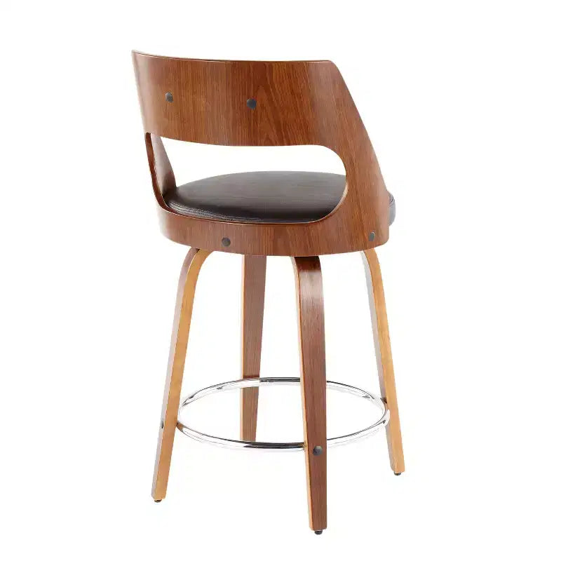 Set of 2 Cecina Upholstered Counter Height Barstools - Lumisource