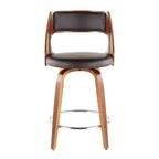 Set of 2 Cecina Upholstered Counter Height Barstools - Lumisource