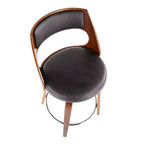 Set of 2 Cecina Upholstered Counter Height Barstools - Lumisource